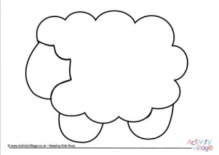 Sheep Printables image regarding Printable Sheep Pattern titled Sheep Printables